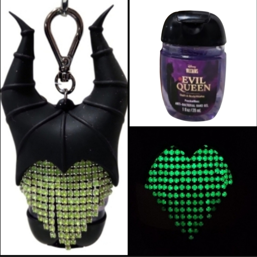 Bath & Body Works Disney Villain Maleficent Glow In The Dark Pocketbac Holder